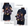 thumbnail image 4 of FORMRS Women's Travel Backpack Purse Anti-Theft Hidden Pockets Casual Shoulder Bag, Halloween Purple Ghosts, 4 of 7
