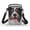 Heart Pattern, variant on HELLHERO Double Deck Adjustable Shoulder Strap Crossbody Bag, Polyester Crossbody Bags for Unisex, Vintage Flowers