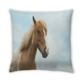 thumbnail image 2 of Ahgly Company Animals Horse Indoor Throw Pillow, 18 inch by 18 inch, 2 of 6