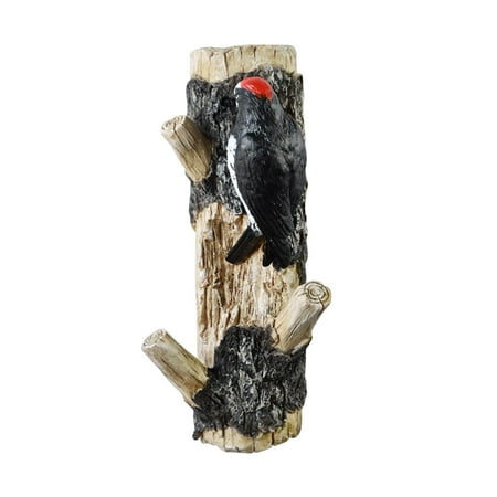 

Birds On A Branch Hanger Home Wall Mounted Shelf Resin Wall Hooks For Bathroom Red 8x6x17.5cm