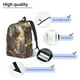 thumbnail image 3 of Balery Golden White Tiger Mochila Clásica Impresa Básica para Viaje, Mochila Escolar Resistente al Agua, Mochila de Lona con Correas Ajustables-Small, 3 of 5