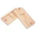thumbnail image 7 of Tineasur 2Pcs Wood Hamster Treats Hiding Box for Small Animals Party Fun Beige, 7 of 7