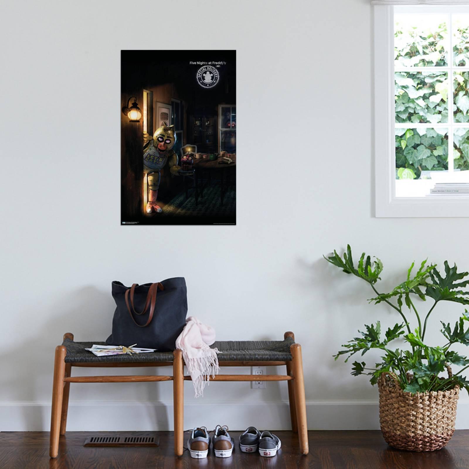 Five Nights at Freddy's: Special Delivery - Triptych 1 Canvas Wall Poster, 22.375" x 34"