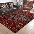 thumbnail image 2 of Boho Living Room Carpet Bedroom Large Area Rug Bedside Anti-Slip Rugs Room Playing Mat Flo, 2 of 7