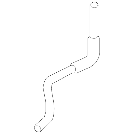 Nissan Stanza Power Steering - Genuine OE Nissan Power Steering Return Hose 49725-EA005
