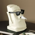 thumbnail image 3 of Fmbmuo Decorative Statue Figurine Ornament Plastic Art Deco Tissue Holder Hidden Tissue Box for Home Office, 3 of 5