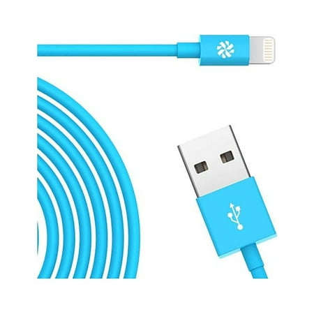 Kanex - Apple MFi Certified 4' Lightning-to-USB Charge-and-Sync Cable - Blue
