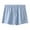 Blue, variant on Mens Striped Underwear Boxers Comfort Cotton Button Fly Pajamas Sleep Shorts