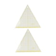 thumbnail image 4 of YUYUETIME Quilting Triangle Ruler Patchwork Ruler Acrylic Women Yellow Cutting Craft Making 2Pcs, 4 of 8
