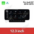 thumbnail image 2 of Aotsr Ultra-Thin 12.3 inch Wireless CarPlay+Android Auto Retain Original Car Function Car Radio Stereo Multimedia Receiver for Audi Q7 2010-2015（Right peptide） Compatible with Original Car System, 2 of 12