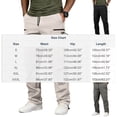 thumbnail image 4 of Men's Hiking Cargo Pants, Casual Trousers Joggers, Elastic Waist Drawstring Straight Leg, Quick Dry Lightweight Breathable, Multi-Pocket Workwear Outdoor, Summer | AKLJWH,Gray 2XL, 4 of 9