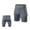 Gray, variant on Menās Compression Shorts for Men with Pocket ā Spandex Quick Dry Base Layer Athletic Workout Running Gym, Wine,Size XL