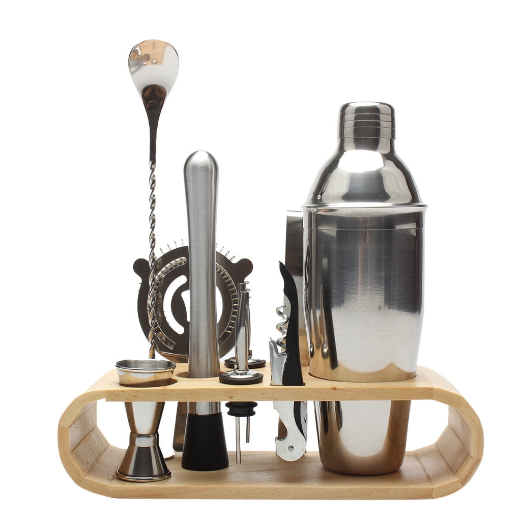 Bartender Kit 10pcs Cocktail Shaker Set Bar Tool Set With Stylish