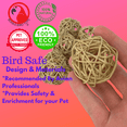 thumbnail image 2 of Bonka Bird Toys 3354 Pk 6 Natural Vine Ball 2 inch, 2 of 7