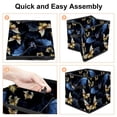 thumbnail image 4 of Bats Foldable Storage Basket with Handle, 10.8"x10.5"x10.6", Large Capacity Organizer Bins, 4 of 6