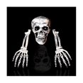 thumbnail image 2 of Cabeza de esqueleto de calavera realista de Halloween, brazos de mano humana para decoración de césped de jardín de casa de fiesta de Halloween como se muestra, como se muestra, 2 of 5