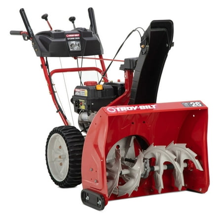 Troy-Bilt Storm 2620 26 in. 243 cc 2-Stage Self Propelled Gas Snow Blower with Electric Start and Airless Tires [Remanufactured]