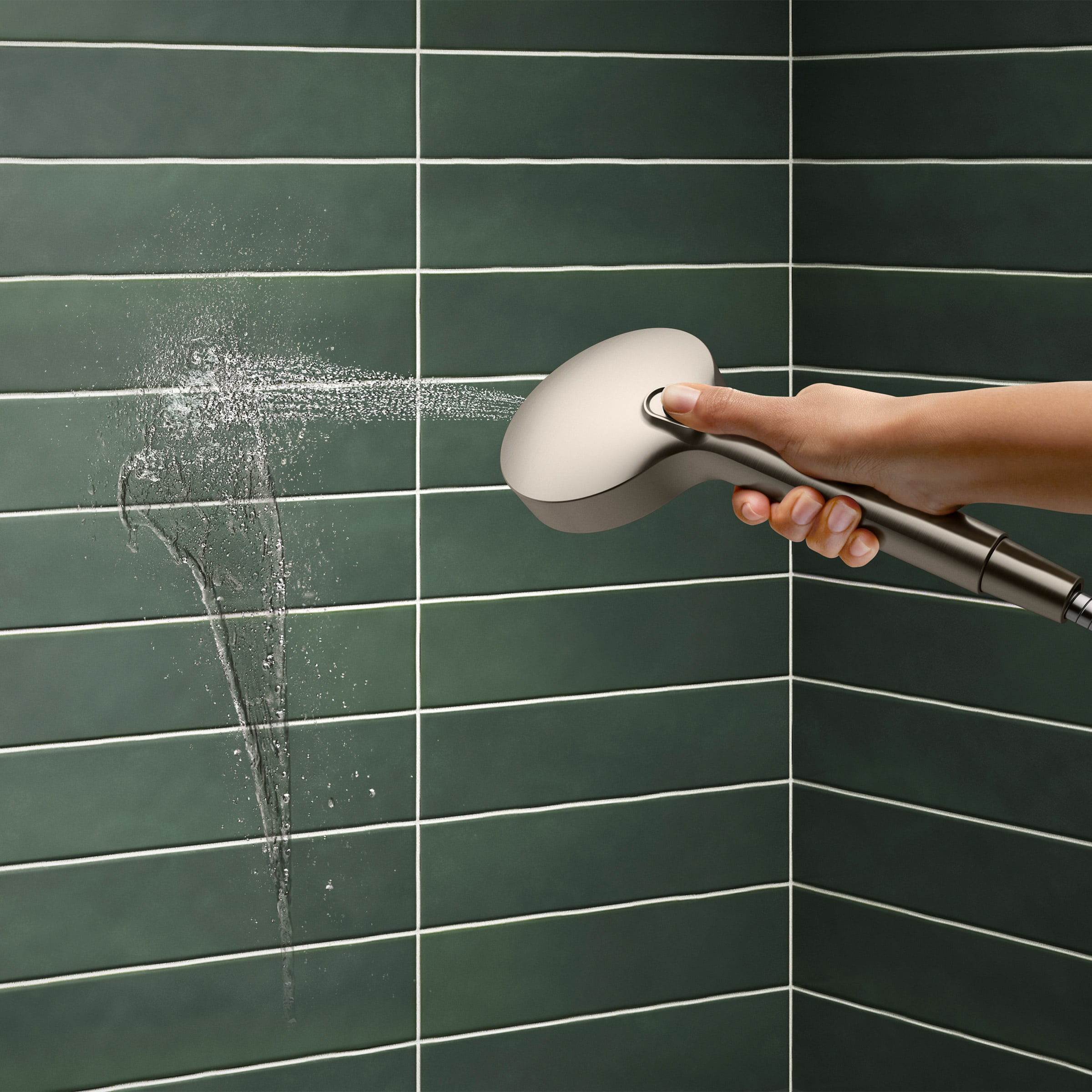 Kohler HydroRail 3-in-1 Multifunction Shower System, Brushed Nickel, with Handshower, Slidebar, 60" Hose, 5 Spray Functions, 1.75 GPM