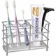 thumbnail image 1 of Soporte para cepillos de dientes, soporte multiusos de acero inoxidable con 7 compartimentos, organizador de pasta de dientes para baño y cocina,, 1 of 5