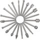 thumbnail image 1 of 20 Pcs HSS Rotary Cutters, Diamond Cutters, Wood Milling Cutters With 3mm Shank Compatible With Rotary Tool Accessories for DIY Carpentry, 1 of 1