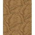 thumbnail image 1 of Engblad & Co by Brewster 2825-6380 Lounge Luxe Myfair Brown Leaf Wallpaper, 1 of 3