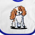 thumbnail image 4 of Inktastic Kc Cavalier Spaniel Boys or Girls Baby Bib, 4 of 4