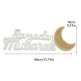 thumbnail image 3 of Holiday Golden Letter Ornaments English Decoration Can Light Up Pendant Props, 3 of 6