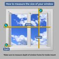 thumbnail image 4 of Biltek Blackout Window Shades Cordless Window Blinds with Spring Lifting System for Home & Office, 53 x 72 Inch, White, 4 of 8