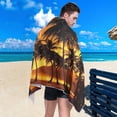 thumbnail image 4 of Dreamtimes Microfiber Beach Towel,Palm Tree Super Absorbent Sport Towel with Pouch,Quick Dry Pool Towels Pool Blanket for Swimming,Picnic,Yoga Gym 30x60in, 4 of 7
