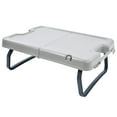 thumbnail image 3 of Outdoor Folding Table, Compact Plastic Firm Locking Sturdy Structure Portable Picnic Tables  For Travel, 3 of 8