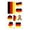 B, variant on Brazil Football Fan Temporary Tattoos Pack of 10 - Flag Themed Sweatproof Body Art for Adults, Stadium Games, Sports Parties & Photo Sessions