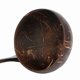 thumbnail image 5 of 2 piezas, cuenco de coco de madera multiusos de gran capacidad, recipiente duro para alimentos de grado alimenticio con cuchara para ensalada de frutas y nueces, 5 of 5