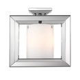 thumbnail image 1 of Golden Lighting 2074-SF12 CH-OP Smyth Semi-Flush - Chromé avec Verre Opale, 1 of 1