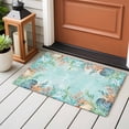 thumbnail image 4 of Entryway Rug 2'x3', Blue Coastal Small Rug for Kitchen Bathroom Door Mat Indoor Entrance, Summer Nautical Beach Coral Starfish Non-Slip Area Rugs Floor Mats Carpet Front Door Rugs, 4 of 8