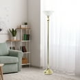 thumbnail image 6 of Lalia Home 71" Classic 1-Light Torchiere Floor Lamp with Marbleized Glass Shade, Gold, 6 of 10