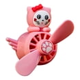 thumbnail image 3 of Ambientador Coche Gato Giratorio Hélice Aire Difusor Perfume Rosa, 3 of 4