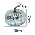 thumbnail image 5 of XEOVHV Halloween Pumpkin Disco Ball,Handmade Pumpkin Halloween Decoration Home Decor Disco Pumpkin Table Ornaments for Halloween Holiday Decorations (10cm), 5 of 8