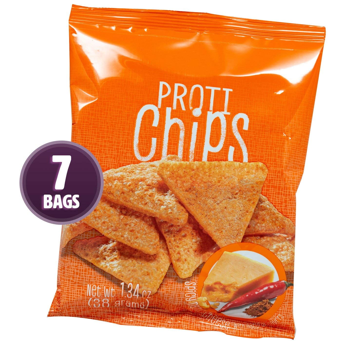 ProtiThin, Proti Chips, High Protein Chips, Low Calorie, Low Carb, Nacho