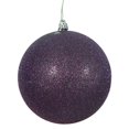 thumbnail image 1 of Vickerman Vickerman 8" Plum Glitter Ball Christmas Ornament, 1 of 3