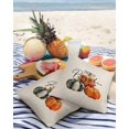thumbnail image 3 of Pack of 2 Outdoor Pillow Covers, Fall Thanksgiving Pumpkin with Orange Green Plaid Waterproof Square Throw Pillowcase Cushion Decorative Pillow Covers for Couch Patio Tent, 26x26 in, 3 of 6