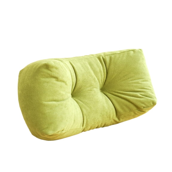 Back Pillow for Chair, Lumbar Support Pillow for Office Chair Lower Back Pain Relief Soft Cushion Car Bed Couch Sitting High Elasticity (35cm*16cm*20cm),Green
