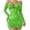 Green, variant on Lingerie for Women Apparel Bodysuit with Glittering Sequin Trim for Home Wear Comfortable Allseason and RD2 One Size