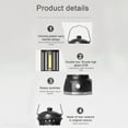 thumbnail image 4 of Cordless Camping Stepless Dimming Outdoor Retro Tent Home Atmospheres Lantern Portable with Handle Cordless Camping Stepless Dimming Outdoor Retro Tent Home Atmospheres Lantern Portable with Handle, 4 of 6
