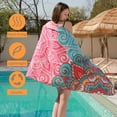 thumbnail image 6 of Novforth Microfiber Sand Free Beach Towel，72"x36"Oversized Lightweight Microfiber Super Absorbent Quick Fast Dry ，Outdoor Travel Swim Towel for Adults Women Men - Mandala, 6 of 9