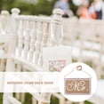 thumbnail image 2 of MasteelfCA 2Pcs Mr Mrs Chair Banners Set Burlap Chair Signs with Lace Wedding Photo Props, 2 of 8