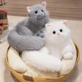 thumbnail image 7 of Cute Peluche Cat Plush Toy Realistic Cat Stuffed Animal Companion Doll for Kid&friends Holiday Gift, 7 of 7