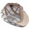 thumbnail image 6 of SikaFu Summer Fashion Plaid Newsboy Caps Men Cotton Flat Peaked Cap Women Painter Beret Hats 07, 6 of 6