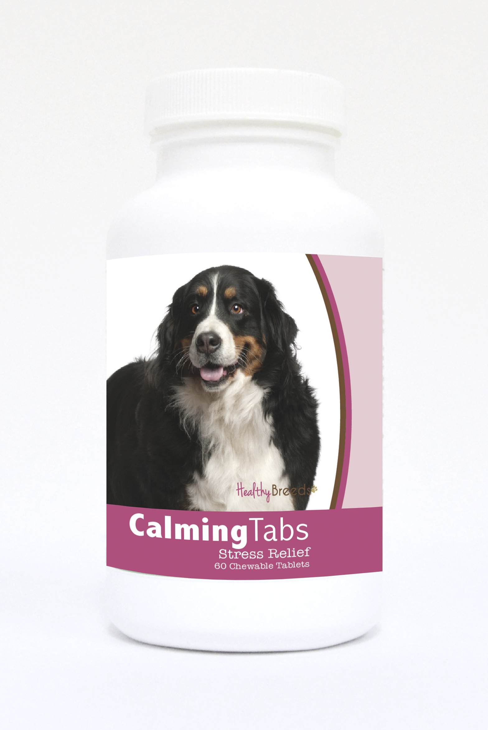 Healthy Breeds Dog Natural Calming Support Supplement for Bernese Mountain Dog, Stress Relief