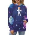 thumbnail image 4 of Cartoon Space Astronaut Planet (18)-1 3d Sweatshirts Hoodie Fashion Casual Personality Men's Women Street Hoodie Pullovers Long Sleeve Comfortable Top, 4 of 6