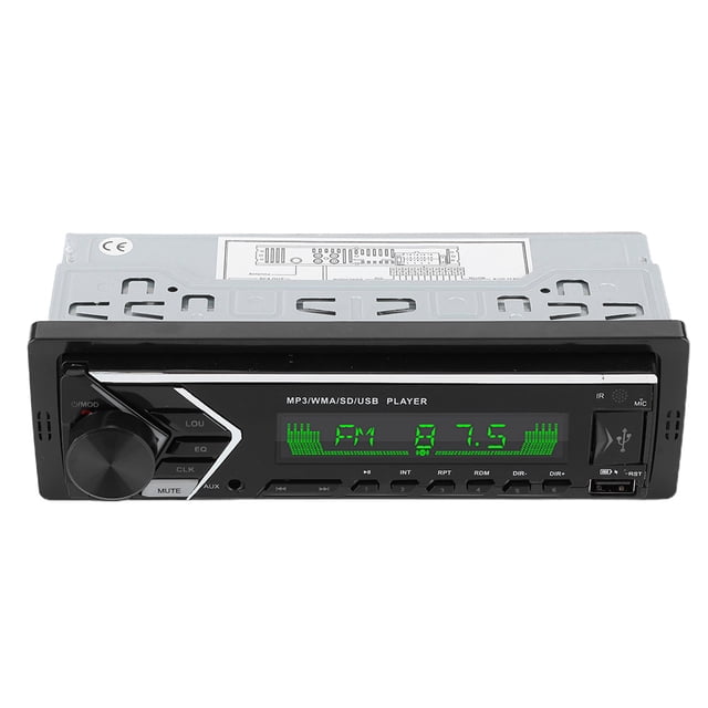 Car Audio Player 12V Car Stereo MP3 Player Dual USB Bluetooth Audio Radio Card Remote Control Color Backlight ANGGREK Otros